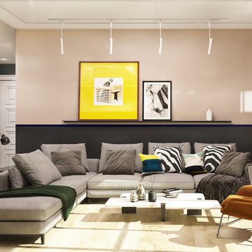 Living Room Renovation, Nun's Island, Montreal