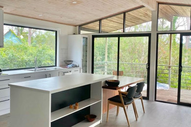 Design ideas for a contemporary kitchen in Other.