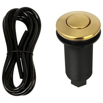 Copper Garbage Disposal Air Switch With Air Hose 5 Years Warranty, Brushed Gol