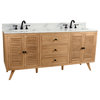 Avanity Harper Vanity Combo, Natural Teak, 73