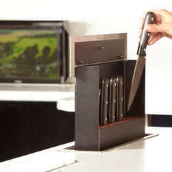 S-Box Kitchen Counter Pop-Up Storage System - Knife Storage
