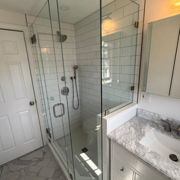 Frameless Neo-Angle Glass Shower Enclosure