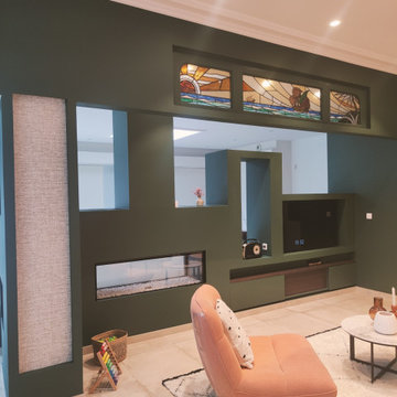 Un salon transformé - Décoration & sur-mesure