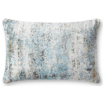 Loloi PLL0061 Grey / Multi 13" x 21" Cover Only Pillow
