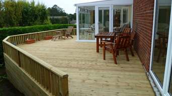 Fencing, patios, decking and turfing