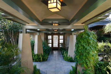 Example of a trendy home design design in San Luis Obispo