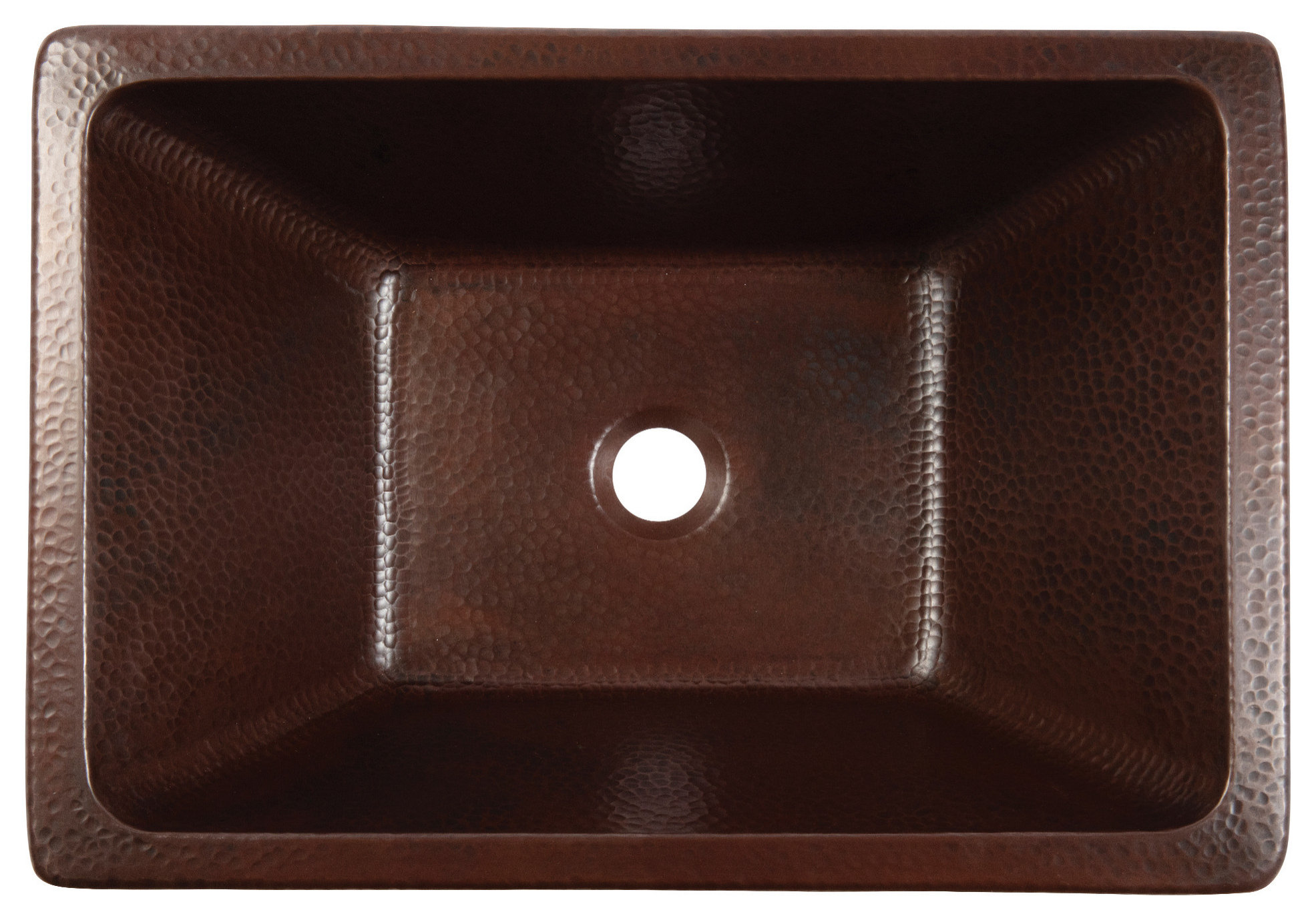 Hawking Copper 20" Rectangular Dual Flex Bath Sink with Ashfield Faucet Kit