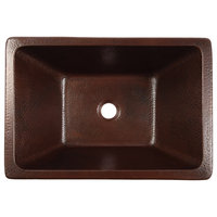 Hawking Copper 20" Rectangular Dual Flex Bath Sink with Ashfield Faucet Kit