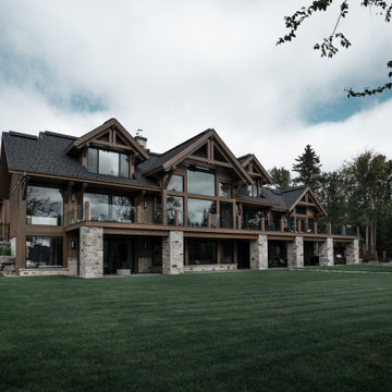 Timber frame - St-Donat