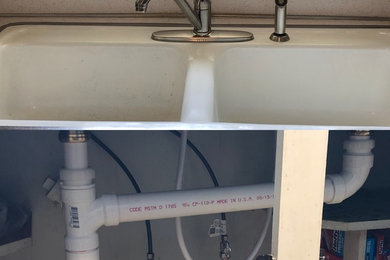 Replace Kitchen Drains and Faucet
