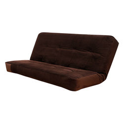 5000 Series Futon Mattress with premium Cover in Viva Chocolate - Futon Mattresses