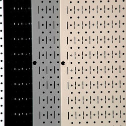 Wall Control Beige Metal Pegboard - Garage And Tool Storage