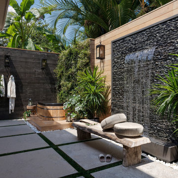 Backyard and garage renovation. St. Petersburg, FL Residence