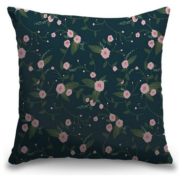 "Floral Arrangement" Outdoor Pillow 16"x16"