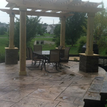 cozy backyard addition adding privacy, shade and value