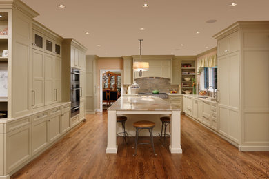 Kitchen - transitional kitchen idea in Other