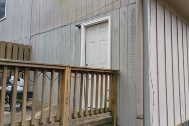 Example of an exterior home design in Other