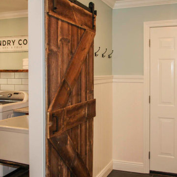 Beadboard details throughout the mudroom add the perfect amount of charm.