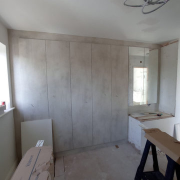 Mirror Hinged Wardrobe in Northolt, London by Kudos Interior Designs