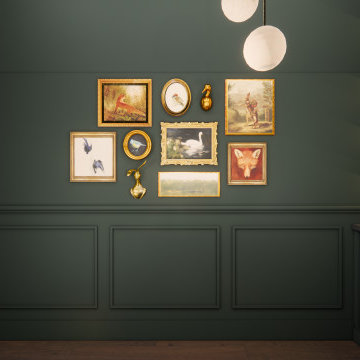 Whimsical Art Deco Bourbon Lounge