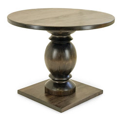 Walnut Table with Turned Base - Products