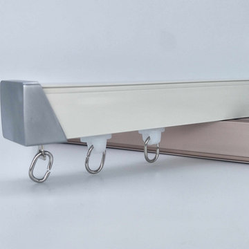 CHR30 Single/Double Curtain Tracks Ceiling/Wall Mounts For Living Room