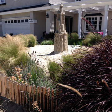 A Sand Sculptural Landscape in Huntington  Beach