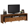 Techni Mobili TV Stand with Three Drawers in Walnut Finish