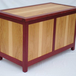 Purple Heart and Curly Hickory Blanket Chest - Accent Chests And Cabinets