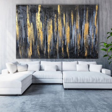 Shiny 48x36 inches Contemporary Art Large Modern Painting MADE TO ORDER