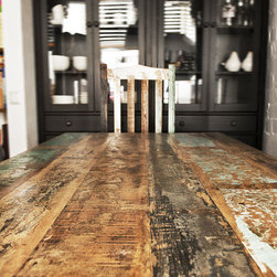 Reclaimed Wood Furniture from Crete - ダイニングテーブル