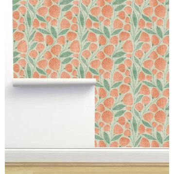 Cecile Green Wallpaper, 24"x144"