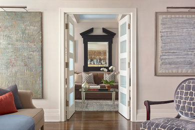 Living room - traditional living room idea in New York