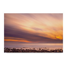 Chris Moyer 'Fire In The Sky Clouds' Canvas Art, 19"x12"