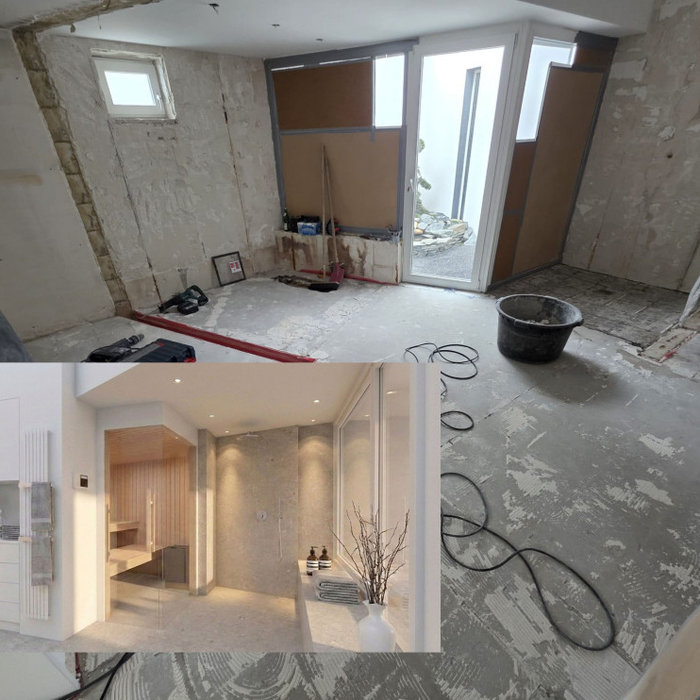 Baustellenbeginn Start Einfamilienhaus