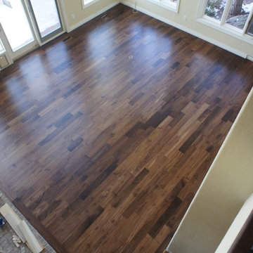 A Wonderful Walnut Floor Now Uncovered