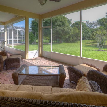 Patio overlooking conservation area sold 2015