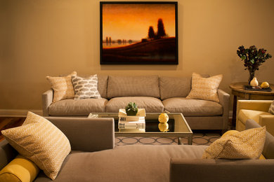 Example of a trendy family room design in San Francisco