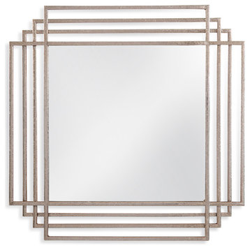 Bassett Mirror Metal Gillis Wall Mirror With Gold Finish M4215