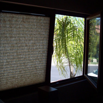 Customer Photos of Installed Pleated Blinds and Honeycomb Shades