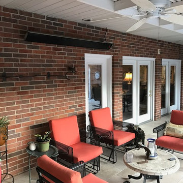 Patio in Little Rock, AR.
