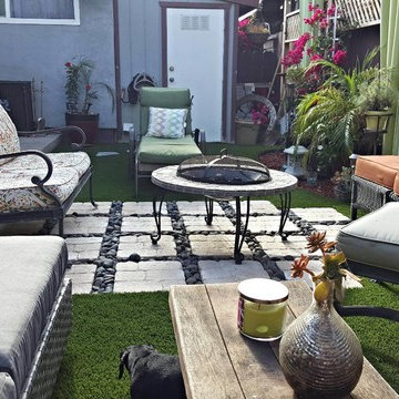 Paving Stones & Turf Design