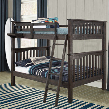Hillsdale Highlands Harper Full Over Full Bunk With Hanging Nightstand