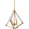 Quoizel VP5203 View Point 3 Light 19-1/4"W Chandelier - Weathered Brass