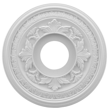 13"OD x 3 1/2"ID x 3/4"P Baltimore Thermoformed PVC Ceiling Medallion