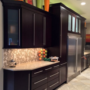 Contemporary, Espresso, Flat (Bedford,IN)