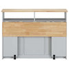 ACME Furniture 98398 Jorim Kitchen Cart, Natural and Gray