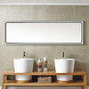 Lecce 75" Rectangular Bathroom/Vanity Aluminum Framed Wall Mirror