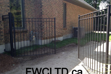 August 2014- Wrought Iron Metal Fence, Gate, Driveway Gate