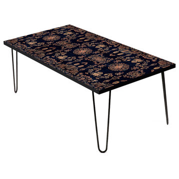 Midnight Blooming 24" Coffee Table